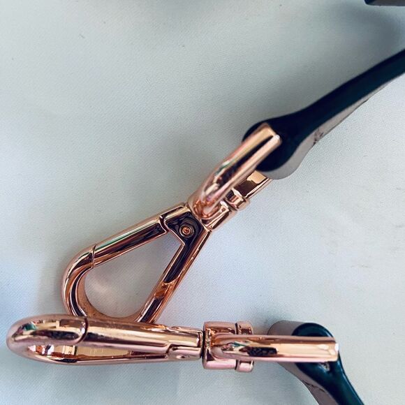 Michael Kors Small satchel pink rose details xbody strap NWT - Picture 3 of 8